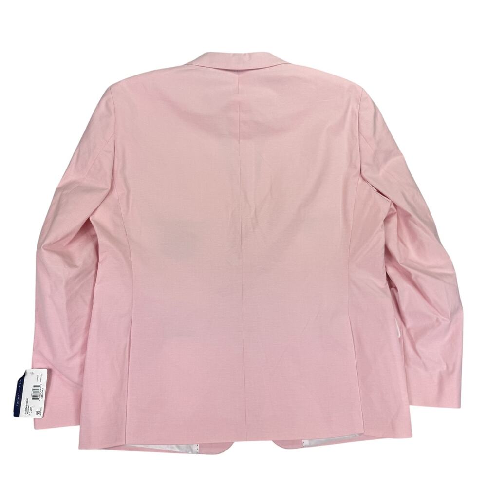 Tommy Hilfiger Mens TH Flex Modern Fit Chambray Suit Jacket Light Pink 44S - Picture 5 of 6